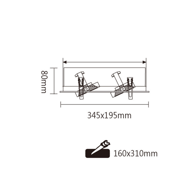 舞光 AR方型崁燈系列