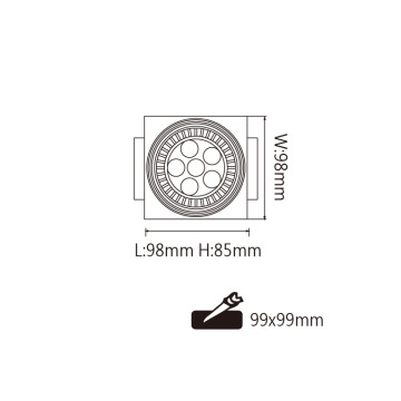 舞光 MR無邊框方型崁燈