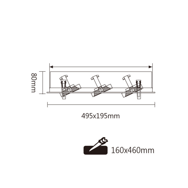 舞光 AR方型崁燈系列