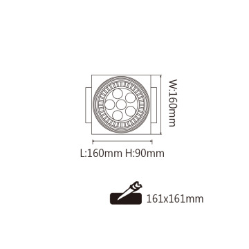 舞光 AR無邊框方型崁燈