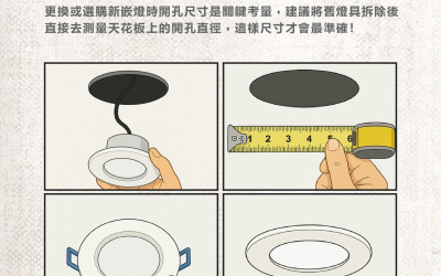 買對崁燈，自己換新