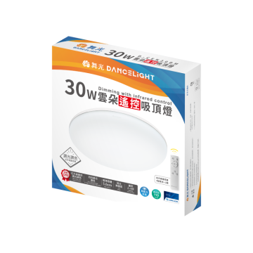 舞光 雲朵遙控吸頂燈系列｜30W／50W 調光調色