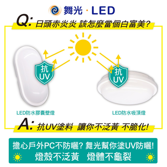 舞光防水吸頂燈