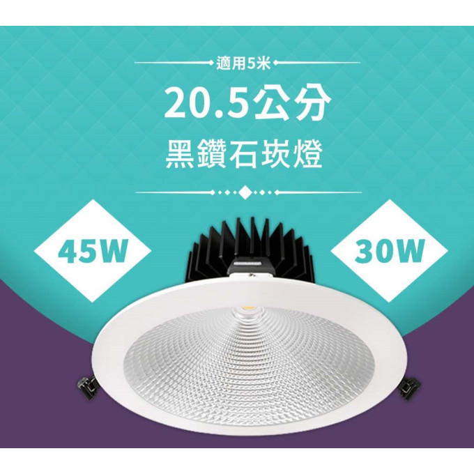 現貨 舞光 LED 12W 24W 30W 45W 黑鑽石崁燈 9.5/15/15.5/20.5/24.5公分